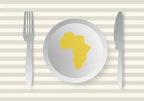 吃非洲 — 图库照片