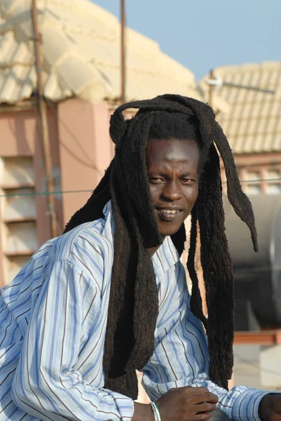 Senegal Boy Dreadlocks — Stock Photo, Image