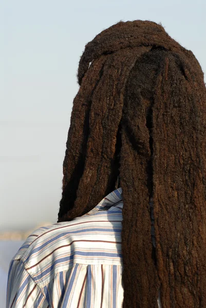 Senegal Menino Com Dreadlocks — Fotografia de Stock