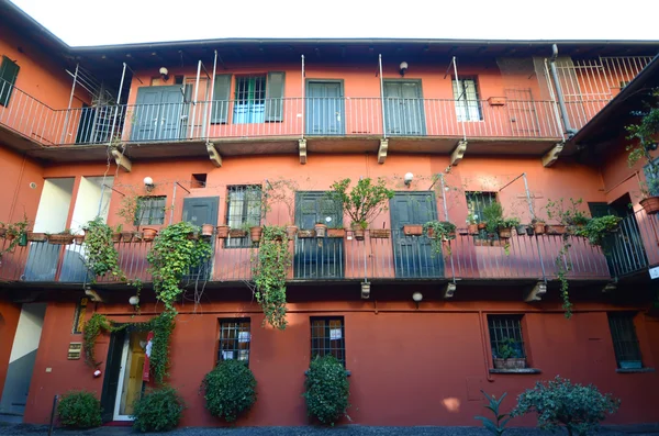 stock image Historic building in Milan, Navigli