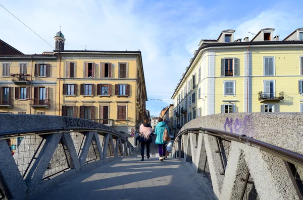 ナヴィッリ ミラノの歴史地区 — ストック写真