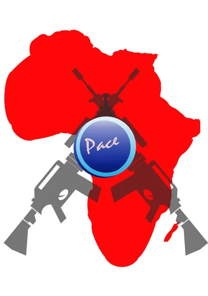 Válka v Africe — Stock fotografie