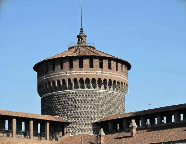 Castillo Milán — Foto de Stock