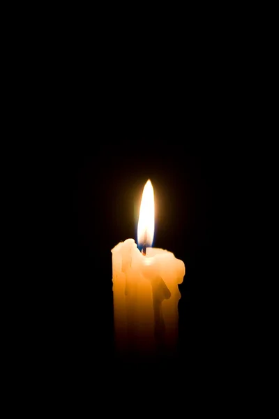 Oheň svíčky — Stock fotografie