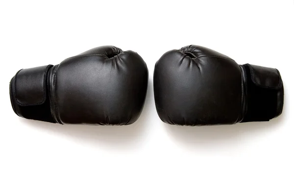 Guantes de boxeo negros —  Fotos de Stock