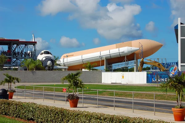 Stock image Space Shuttle and Launch Rocket