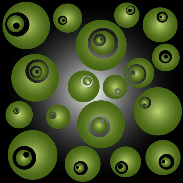 Зелёный шар — стоковый вектор
