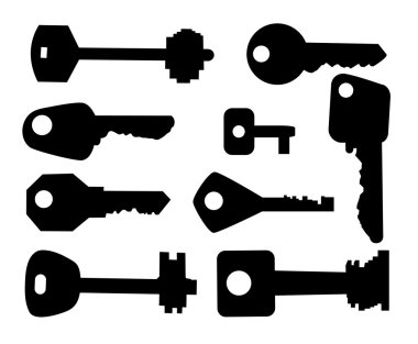 Key set clipart