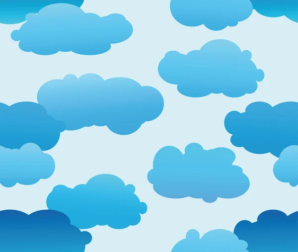 Σύννεφο άνευ ραφής — Διανυσματικό Αρχείο