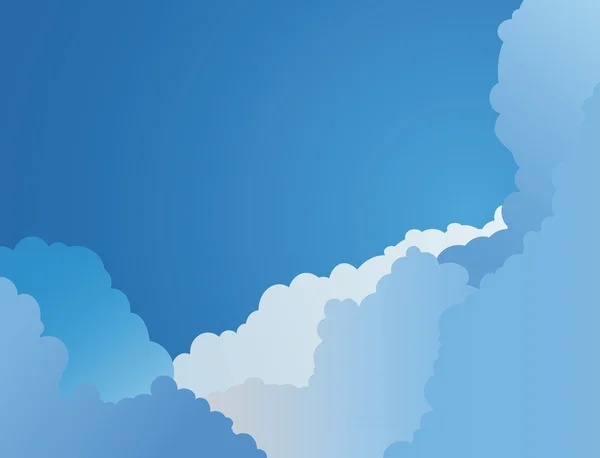嵐雲の背景 ベクトル イラスト暴风雨的乌云背景 矢量插画 — 图库矢量图片