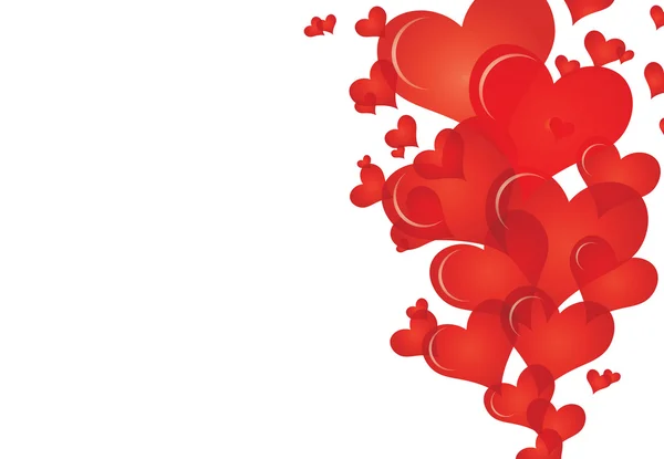 stock image Red hearts