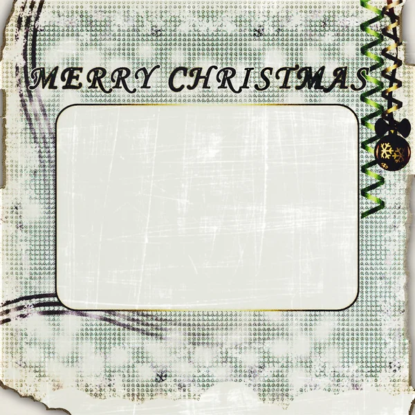 Рождественская рамка — стоковое фото