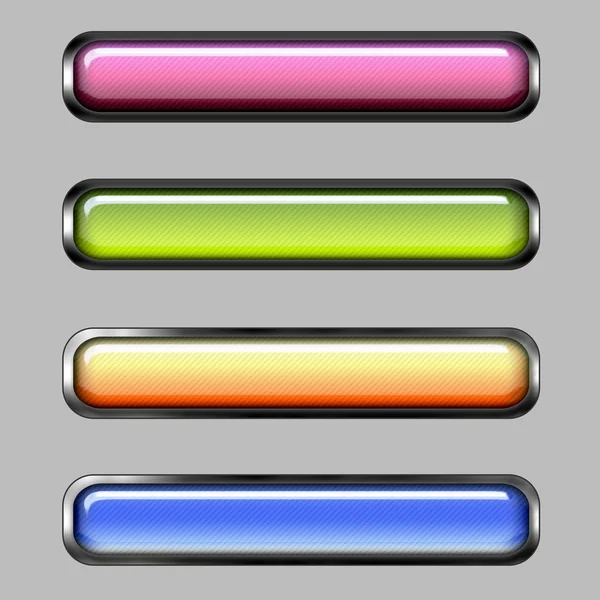 Abstraktní horizontální banner s barevné linky — Stock fotografie