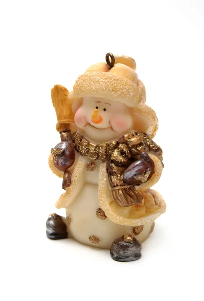 Muñeco de nieve alegre —  Fotos de Stock