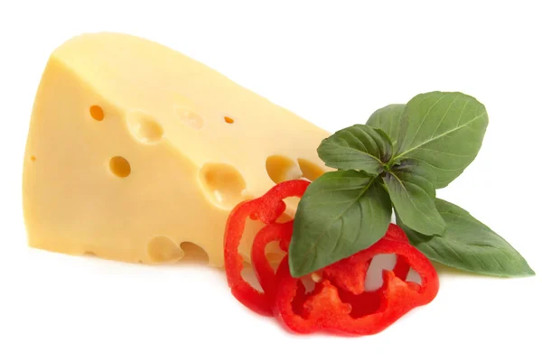 Peynir meze izole — Stok fotoğraf