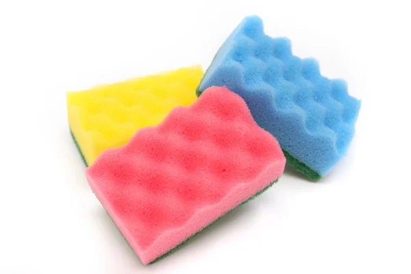 Grupo de esponjas coloridas — Fotografia de Stock