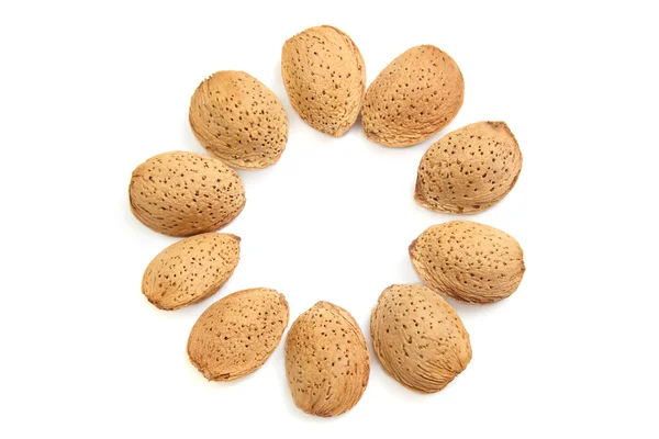 Skalad mandel nötter — Stockfoto