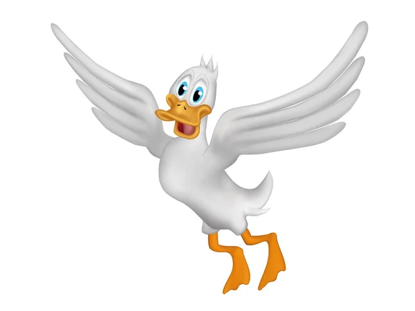 Funny duck — Stock Photo, Image