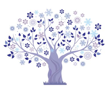 Winter Tree Free Vector Eps Cdr Ai Svg Vector Illustration Graphic Art