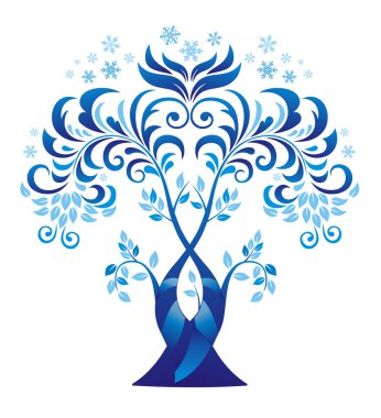 Winter tree. clipart