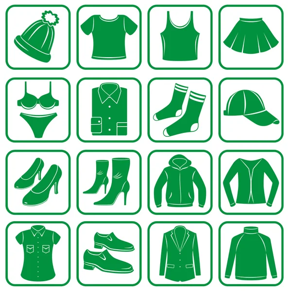 Conjunto de roupas — Vetor de Stock