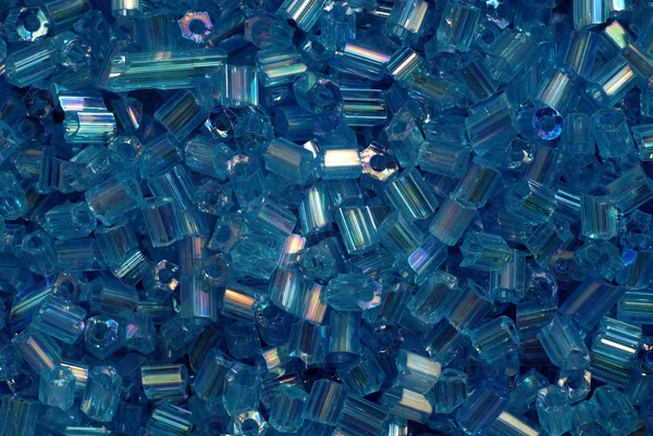 Blue beads — Stock Photo, Image