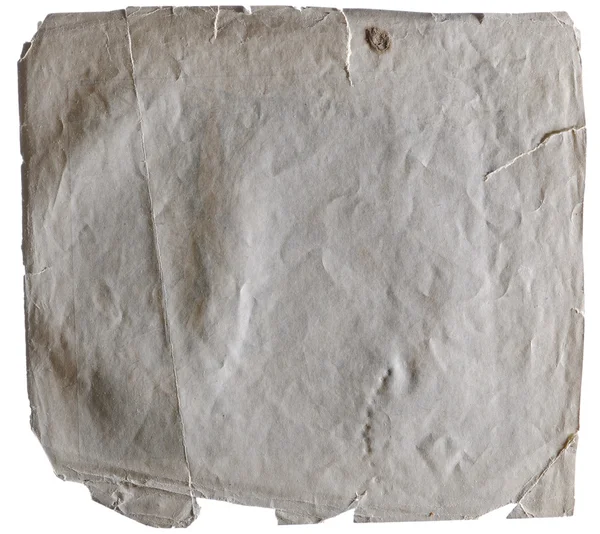 Vieux papier taché aux bords rugueux — Photo