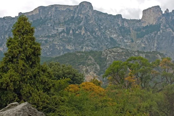 クリミア自治共和国の山 ay ペトリネット — ストック写真