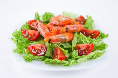 Shrimp salad clipart