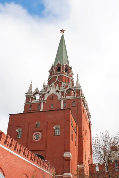 Troická věž z moskevského Kremlu — Stock fotografie