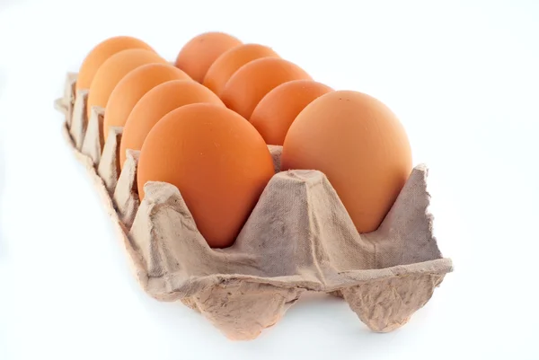 Δέκα αυγά στην κασέτα — Φωτογραφία Αρχείου