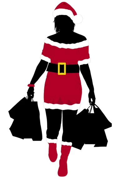 Karácsonyi lány — Stock Vector
