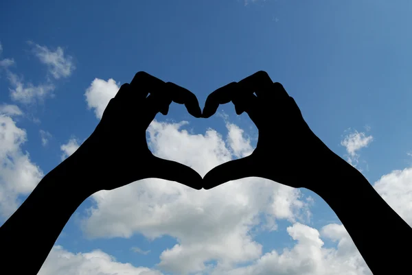 stock image Heart made of hands