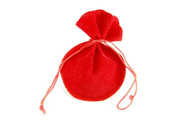 Küçük kırmızı çanta — Stok fotoğraf