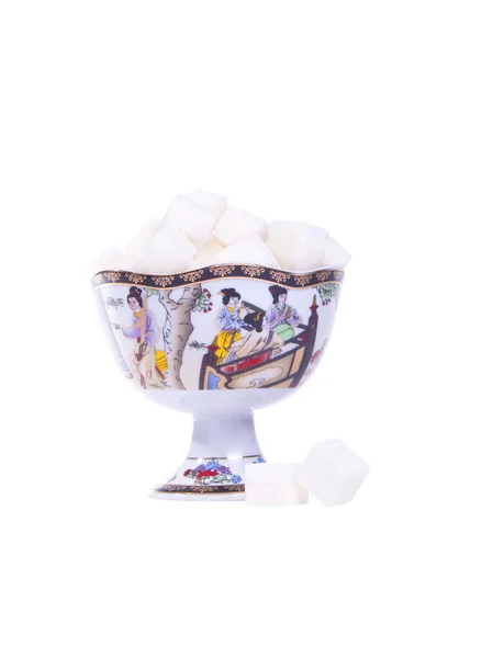 Sugar, sugar bowl. — Stock Photo, Image