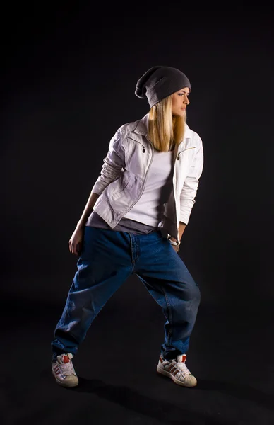 Modern dans. hip-hop. — Stok fotoğraf