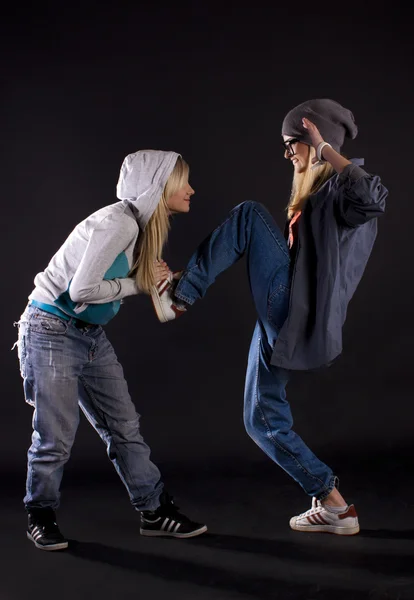 Modern tánc. hip-hop. — Stock Fotó