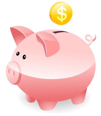 Saving money clipart