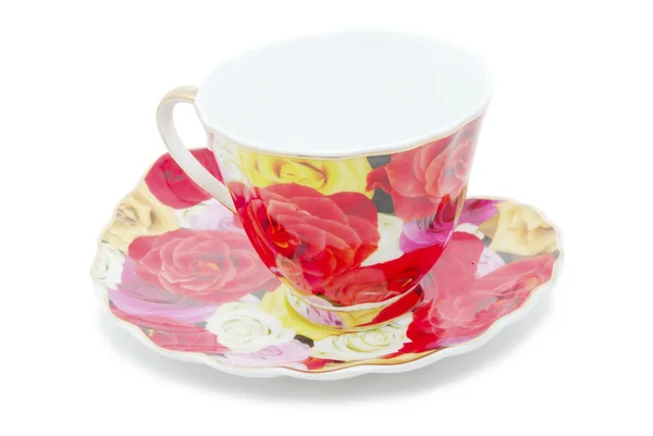 Tea cup on a saucer — Stock Photo, Image