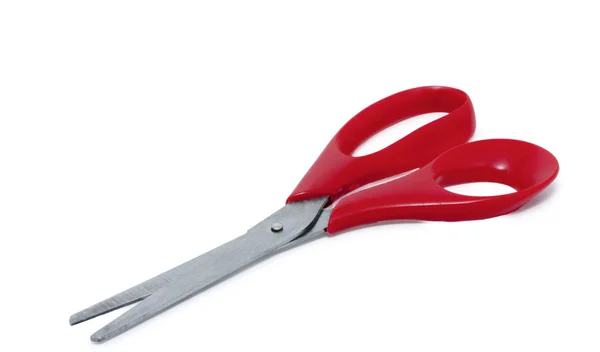 Červené nůžky — Stock fotografie