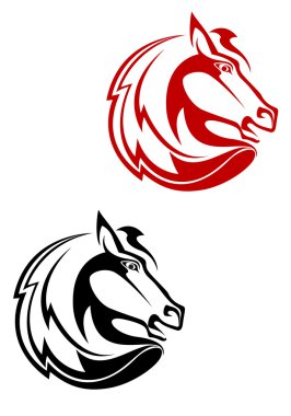 Horse tattoo clipart