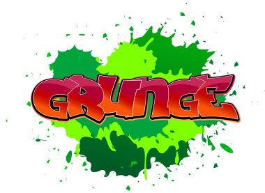 Grunge graffiti arka plan