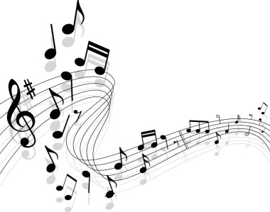 Music background clipart