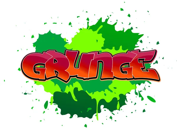Grunge fondo de graffiti — Archivo Imágenes Vectoriales