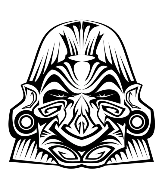 Ancient mask — Stock Vector