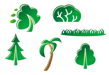 Nature symbols clipart