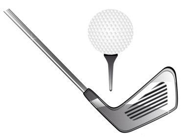 Golf equipment clipart