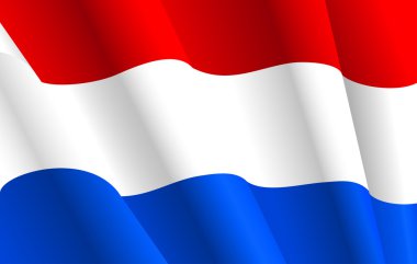 Flag of Netherlands clipart