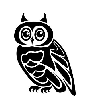 Isolated owl clipart