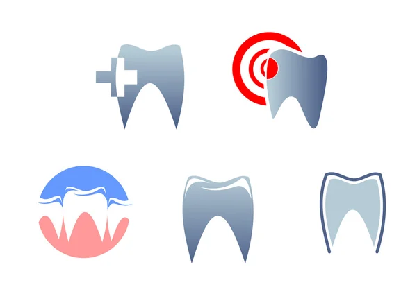 Οδοντιατρική σημάδια — Διανυσματικό Αρχείο